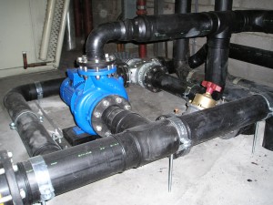 Koelwaterpomp, HDPE koelwater leiding